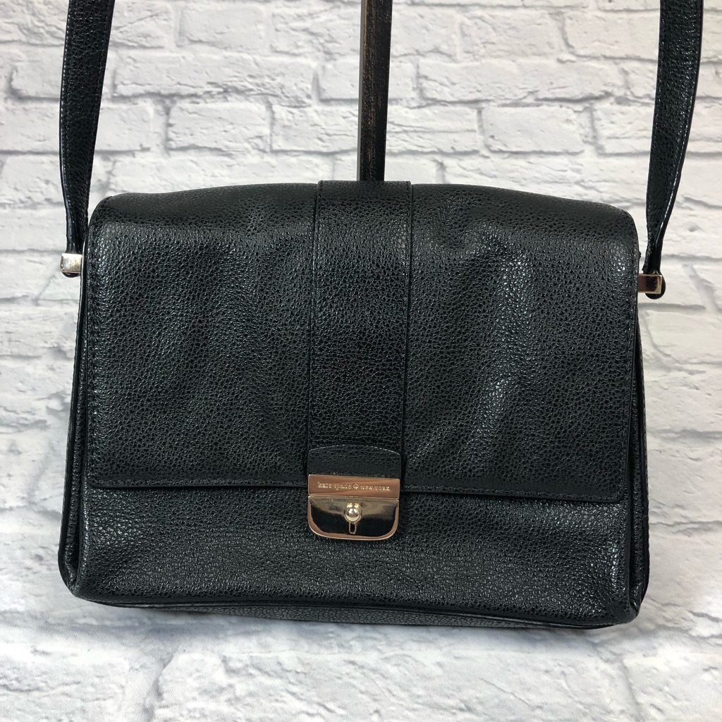 Kate Spade New York Black Leather Crossbody Bag